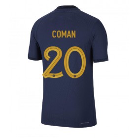 Frankrike Kingsley Coman #20 Hemmakläder VM 2022 Kortärmad
